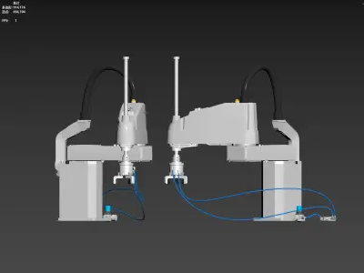 SCARA robot 3D model