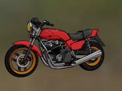 1 to 24 scale Model Honda CB 900 Boldor 3D print model
