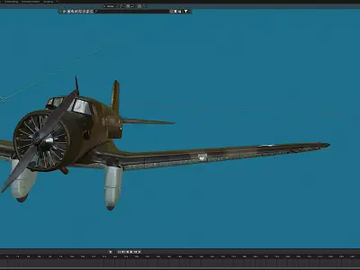Northrop delta Free 3D model