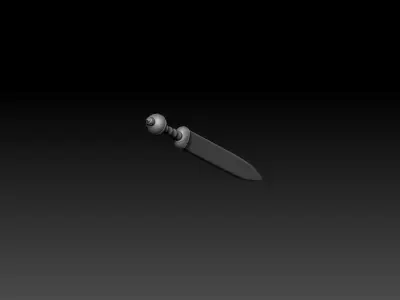 roman sword 3D model