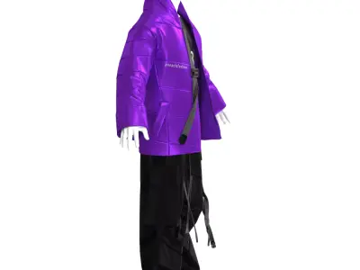 MALE CYBERPUNK SET  3D model