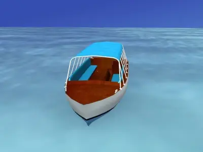 Tour Boat 3D model