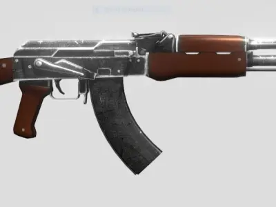 AK-47 Gun 3D model
