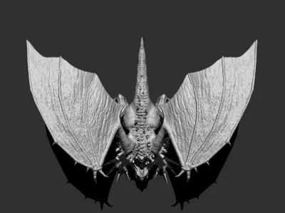 Leviathan dragon 3D model