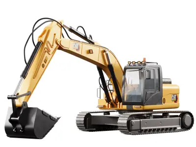 SY245H Tracked Excavator 3D model