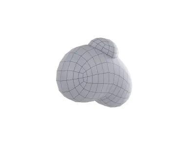 Muzzle 001 Low-poly 3D model purchase