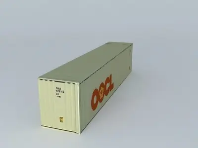 OOCL Container 40 39 Free 3D model