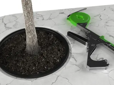 Vine and Tree Tape Gun for Pot Gardening 3D model