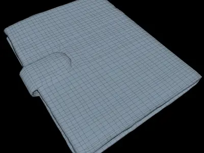 Notebook Middle Poly 3D model purchase