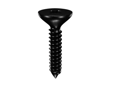 Screw High Quality 3D Model Low-poly 3D model