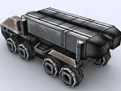 3DRT - Sci-Fi Forces - Rocket Launcher  Low-poly 3D model