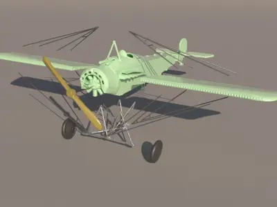 Fokker Eindecker fighters for3Dprint 3D print model