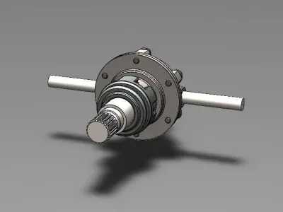 Differential Gearbox 3D model