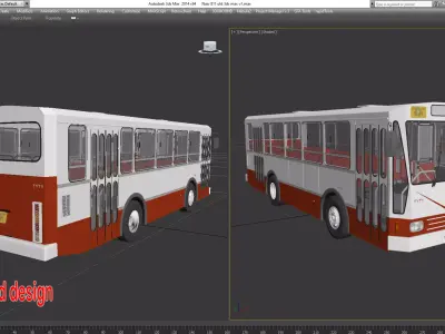 bus nasr 811 cario old  3D model