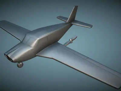 Piper PA-24 Comanche - 3D Printable Model 3D print model