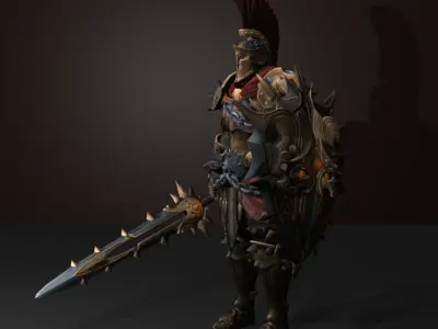 ares knight 3D model