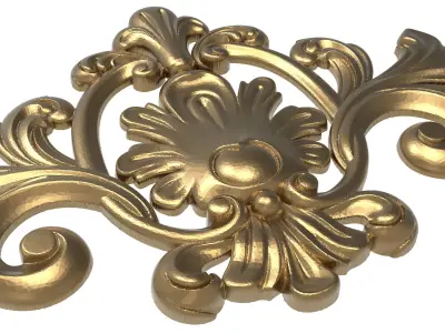 decorative pattern ready for 3D printing 3D model 78