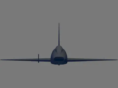 F-100D Super Sabre 3D model