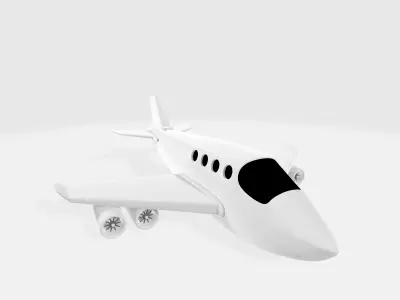 Plane for tourist 3D model
