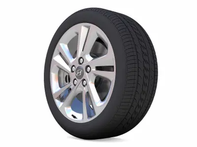 Hyundai Elantra Rim 3D Model Low-poly 3D model