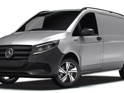 Mercedes Benz eVito Panel Van L1 2024 3D model