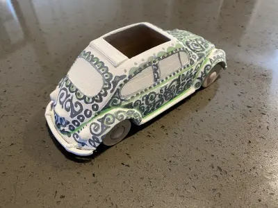VW Beetle 1967 180mm 3D print model