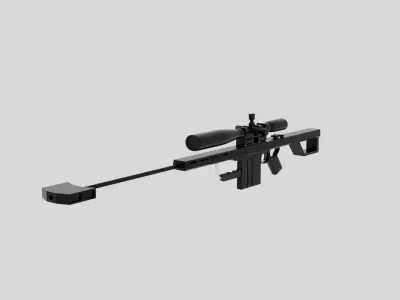 Barrett M82 3D model