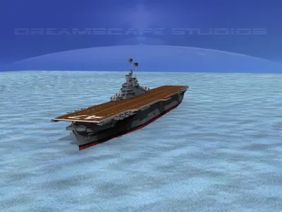 Ticonderoga Carrier CV-47 Philippine Sea 3D model