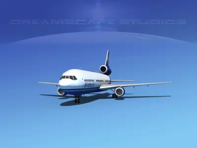 Douglas DC-10 Air Tours 3D model