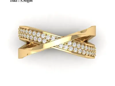 Infinity Wedding Band 3D print model get