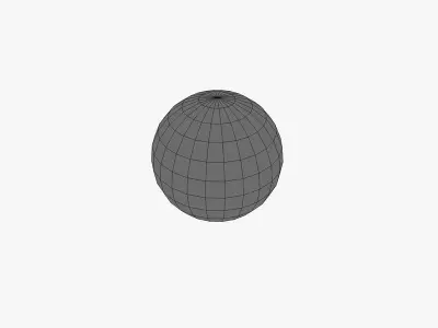 Yellow snake eye Low-poly 3D model