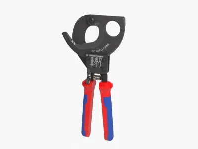 Ratchet Wire Cutters Low-poly 3D model