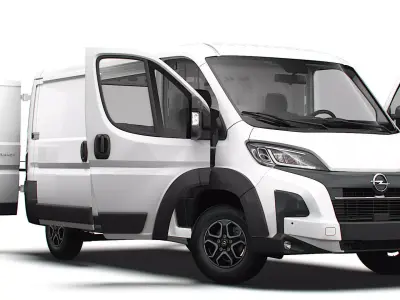 Opel Movano e Van L2H1 HQ Interior 2025 3D model