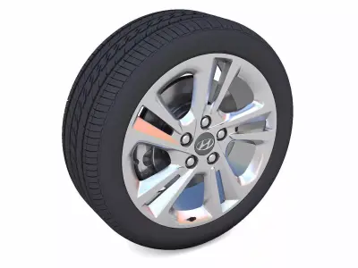 Hyundai Elantra Rim 3D Model Low-poly 3D model