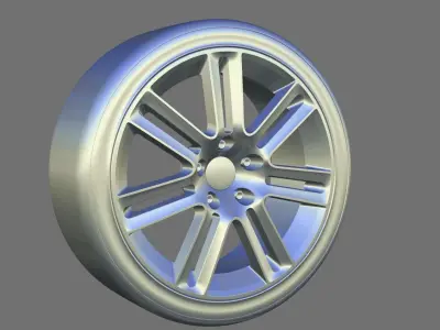 Aston Martin One 77 Front Wheel Free 3D model