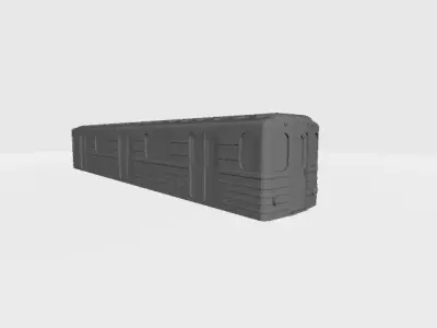 O Scale Moscow Style Subway Metro Wagon 3D print model