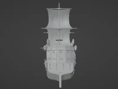 SAIL WARSHIP 3D model purchase