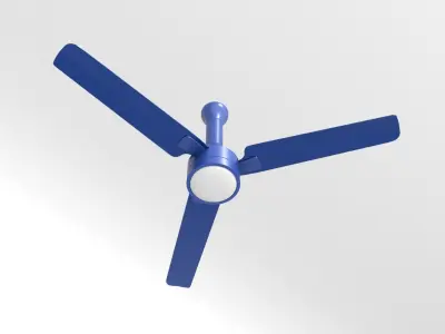 Ceiling Fan 07 Low-poly 3D model