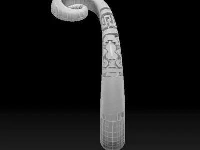 Greek Scroll Ring 3D print model