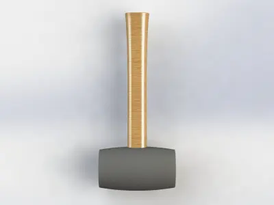 Martelo de Borracha Rubber Hammer 3D model