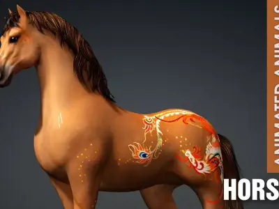 Horse C1 Free 3D model