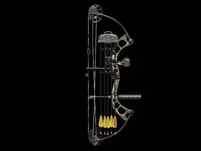 URSA Compound Bow Model Realistic Archery Equipment Game Ready Low-poly 3D model