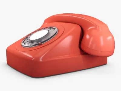 Retro Telephone M 2 3D model