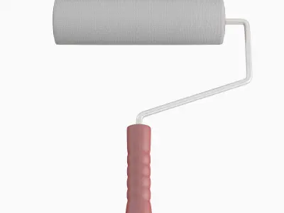 Paint Roller 03 Low-poly 3D model