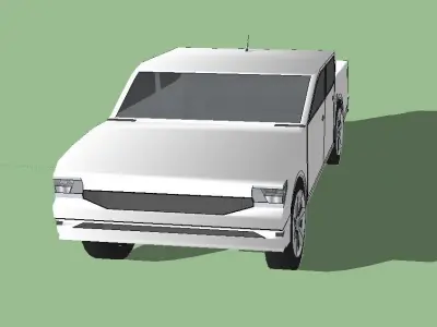 pick up truck 3D model by mobcop