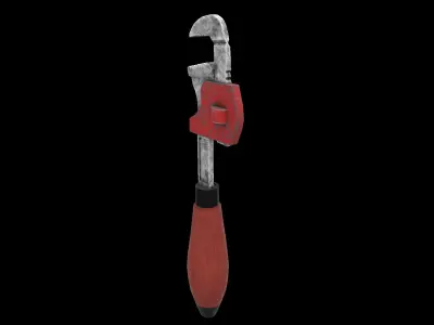 Wrench 3D Model ratchet Low-poly 3D model