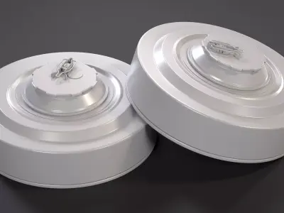 TM-62M Anti-Tank Mine High-Poly 3D model