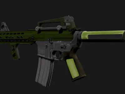 M4 GUN 3D model purchase