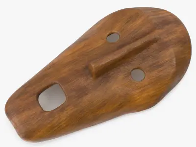  African Congo Mask 5 Wood 