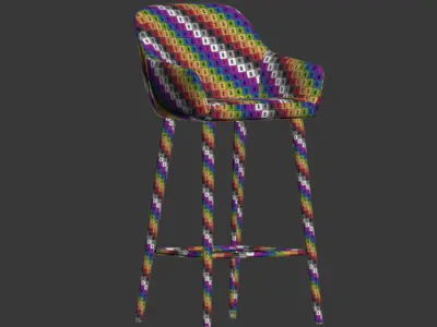 Antiba Bar Stool Onix Mebel 3D model
